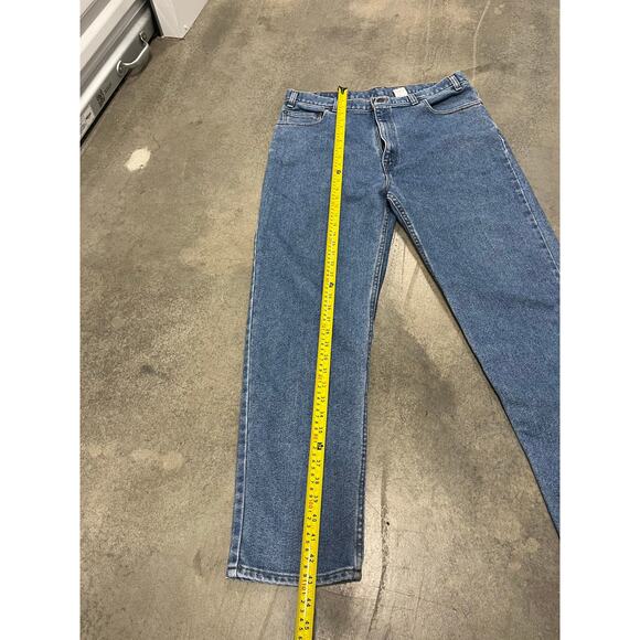 Vintage Levis 540 Flex Orange Tab Mens 38x30 Light Wash Jeans Hemmed 28 Inseam - Picture 2 of 6